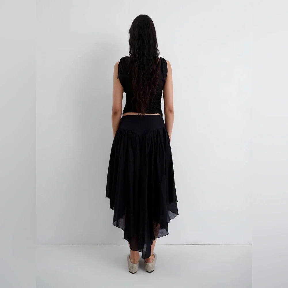 GIMAGUAS Kite Maxi Skirt in Black - Picture 3 of 9